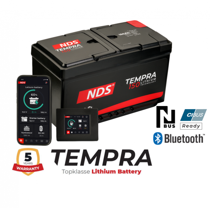 NDS TLB100F Tempra Lithiumbatterie 12V-100Ah