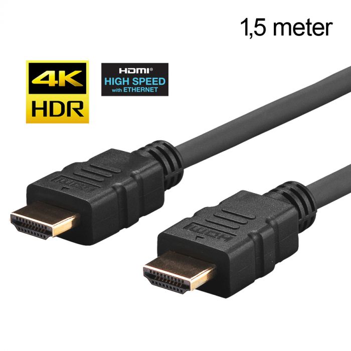 Kabelbaan Regulatie gesprek Vivolink Pro HDMI-kabel 1,5 meter | Bombeeck Digital