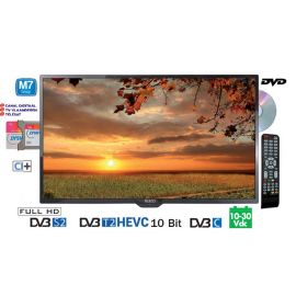 Teleco TEK 32DE TV32",DVB-S2/T2,DVD,10-30V,HEVC,M7 Fastscan