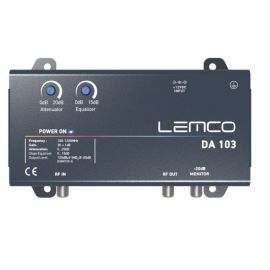 Lemco DA103 Full band 36dB/120dbuV output met equalizer