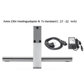 Avtex 230v Voedingsadapter &  Tv standaard 27-32  inch)