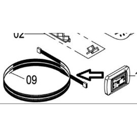 Telair 30117 spare part Verbindingskabel afstandsbediening