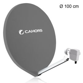 Cahors SMC 100 schotelantenne antraciet (0140881)