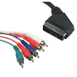 Component YUV Scart-Cinch kabel op=op