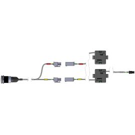 Teleco CTBP2 aansluitkabel 2 accu's met externe knop