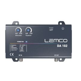 Lemco DA102 Full band 36dB/118dbuV output met equalizer