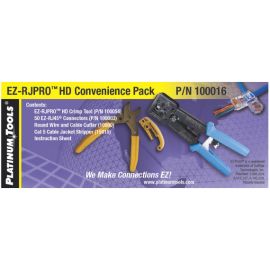 EZ-RJ45 HD CAT Pro Kit, Crimptool,Tang,Stripper,50 Connector