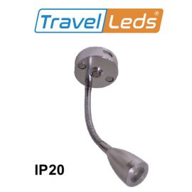 Travelleds opb spot Ch flex led 3K+5K 315mm switch/usb