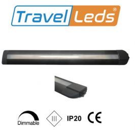 Travelleds Lineaire alu zw COB 3K 326 mm switch