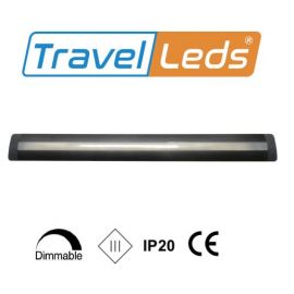 Travelleds Lineaire alu zw COB 3K 496 mm