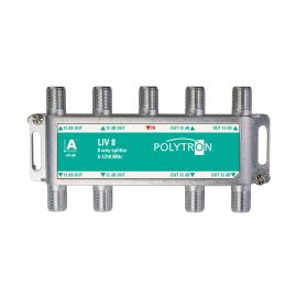 Polytron LIV8 F-splitter 8-voudig 5-1218 1.3 GHz DOCSIS 3.1