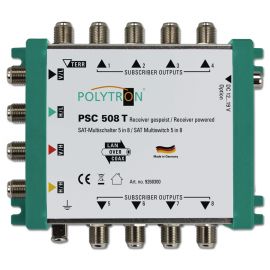 Polytron PSC 508 T Multiswitch 5 in 8 uit, STB powered op=op