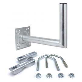 Balkonbeugel L-buis 35 cm (elektrolytisch verzinkt)