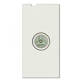 Technetix CL50-SGIM-PW IEC MALE Coax module pure white