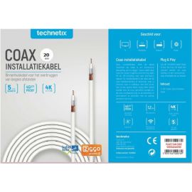 Technetix COAXIH-20M-S SHOP Coaxkabel 20 mtr. Ziggo Geschikt