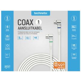 Technetix RLA++21-5-S SHOP CATV IEC Coaxkabel 5mtr. Ziggo