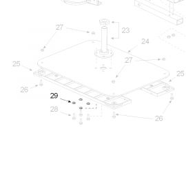 Teleco 04911 spare part Onderlegring grover M6 T.65/85