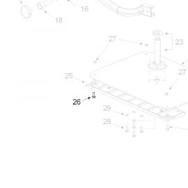 Teleco 12785 spare part Schroef M6x12 T.65/85