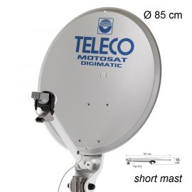 Teleco Motosat Digimatic SM 85cm + DSF90E HD BX, Short Mast