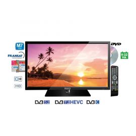 Teleco TEK 24D TV24",DVB-S2/T2,DVD,9-32V,HEVC,M7 Fastscan