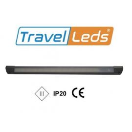 TravelLeds Lineaire alu zw COB 4K 422mm schakelaar/touch