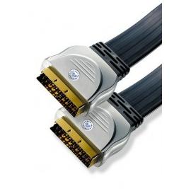 AV Scart > Scart Flat Gold 5 Mtr. op=op