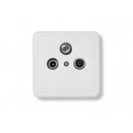 Fracarro R-DAB/TV/SAT  WCD incl. afdekplaat Einddoos op=op