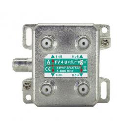 Polytron FV4U F-splitter 4-voudig 5-1000 MHz U vorm op=op