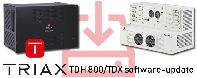 Triax TDX en TDH headends: nieuwe software beschikbaar (4.8.1)