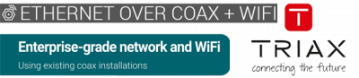Complete gigabit netwerkoplossing over uw bestaande coaxinfra